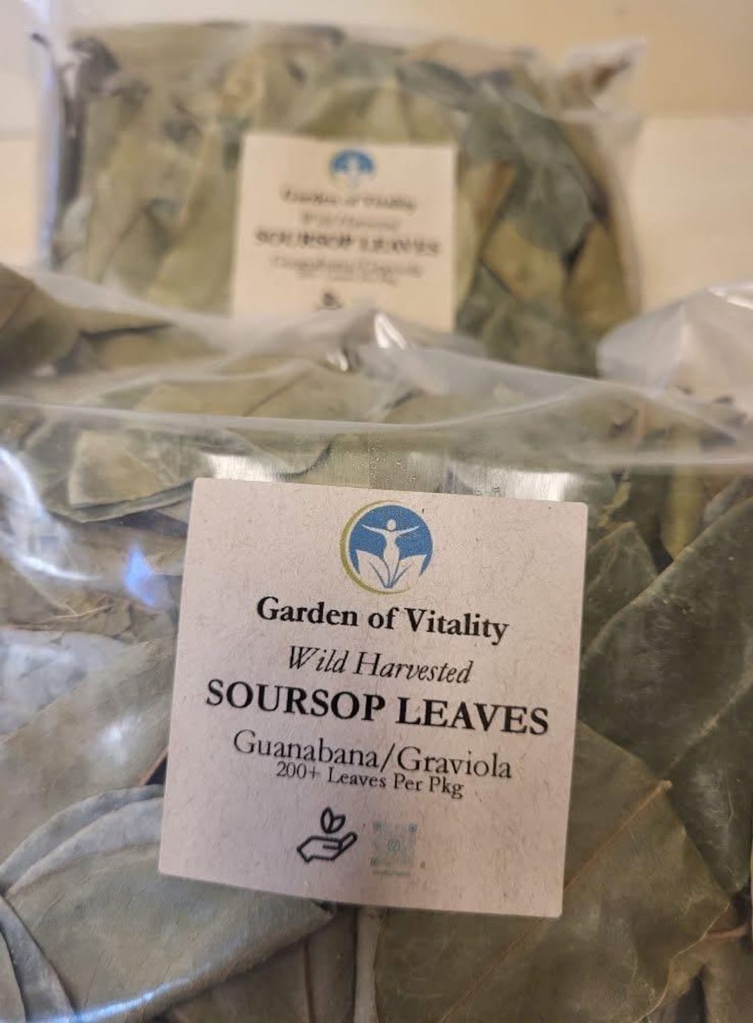 Organic Soursop Guanabana Leaves – 2oz (56g) Loose Leaf Tea, 200+ Leaves