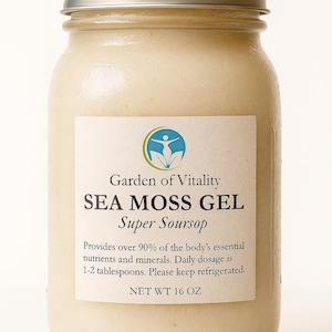Super Soursop Sea Moss Gel - 16oz