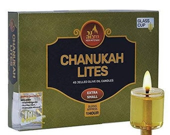 Velas/lites de aceite de oliva en gelatina - X-Small 44PK