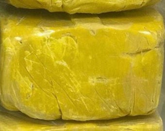 Biologische, rauwe en ongeraffineerde sheabutter uit Ghana - 1 lb (goud)