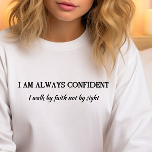 Christliche Rundhalsausschnitt Geschenk für sie Glaube Sweatshirt Unisex Sweatshirt Christliche Geschenk Christliche Sweatshirt Glaube Geschenk Trendige religiöse Kleidung