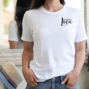 Scripture Shirt Christian Clothing Church Shirt Faith Based Shirt Christian Apparel Jesus T-Shirt Christian Gift For Women Love Shirt