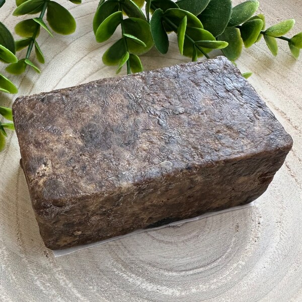 African Black Soap 5oz – Authentic & Pure Skin Care from Africa – Versatile Cleanser for Face, Body and Hair