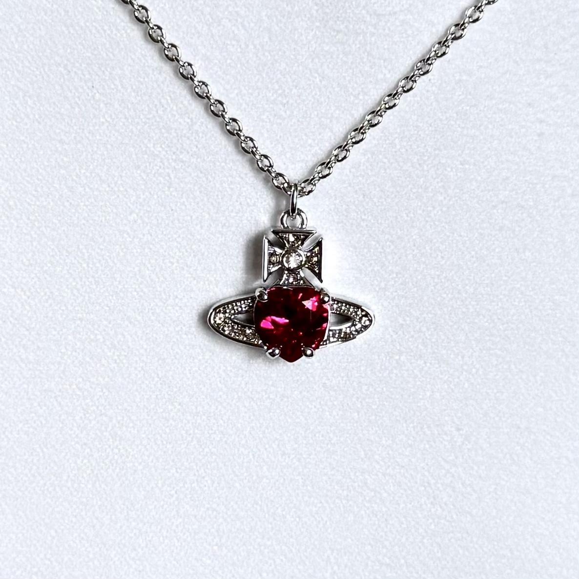 Vivienne Westwood Small Orb Necklace Flower Black Gunmetal 4.5 with  drawstring | eBay