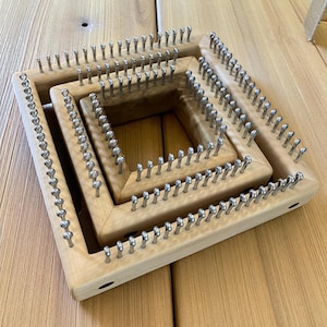 Heirloom Quality Wooden Potholder Weaving Loom