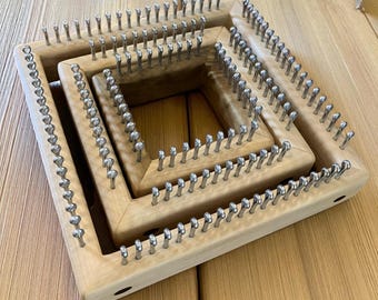 Heirloom Quality Wooden Potholder Weaving Loom