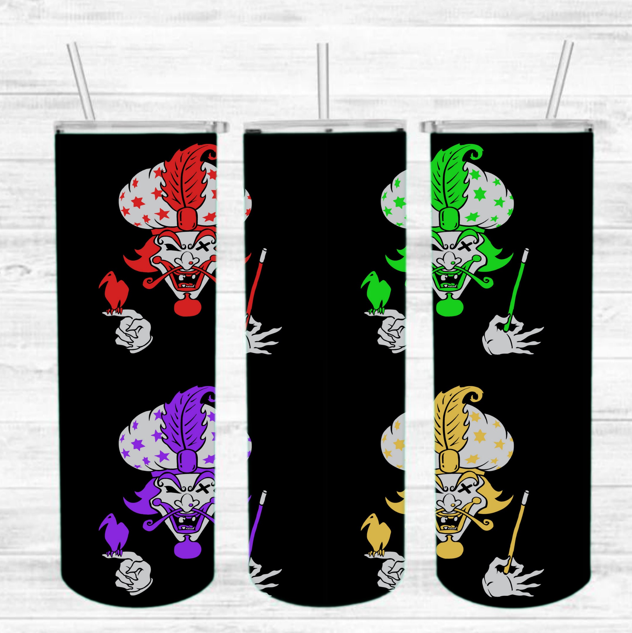 35 Insane Clown Posse Pngs Joker's Cards Tumbler PNG Wraps Etsy UK