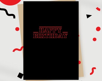 TV show birthday card