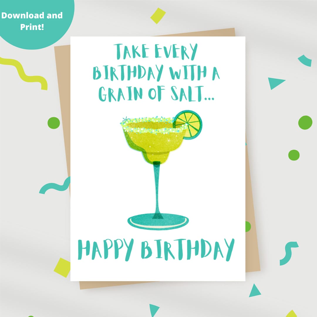 Margarita Card, Margarita, Margarita Kit, Margarita Svg, Margarita ...