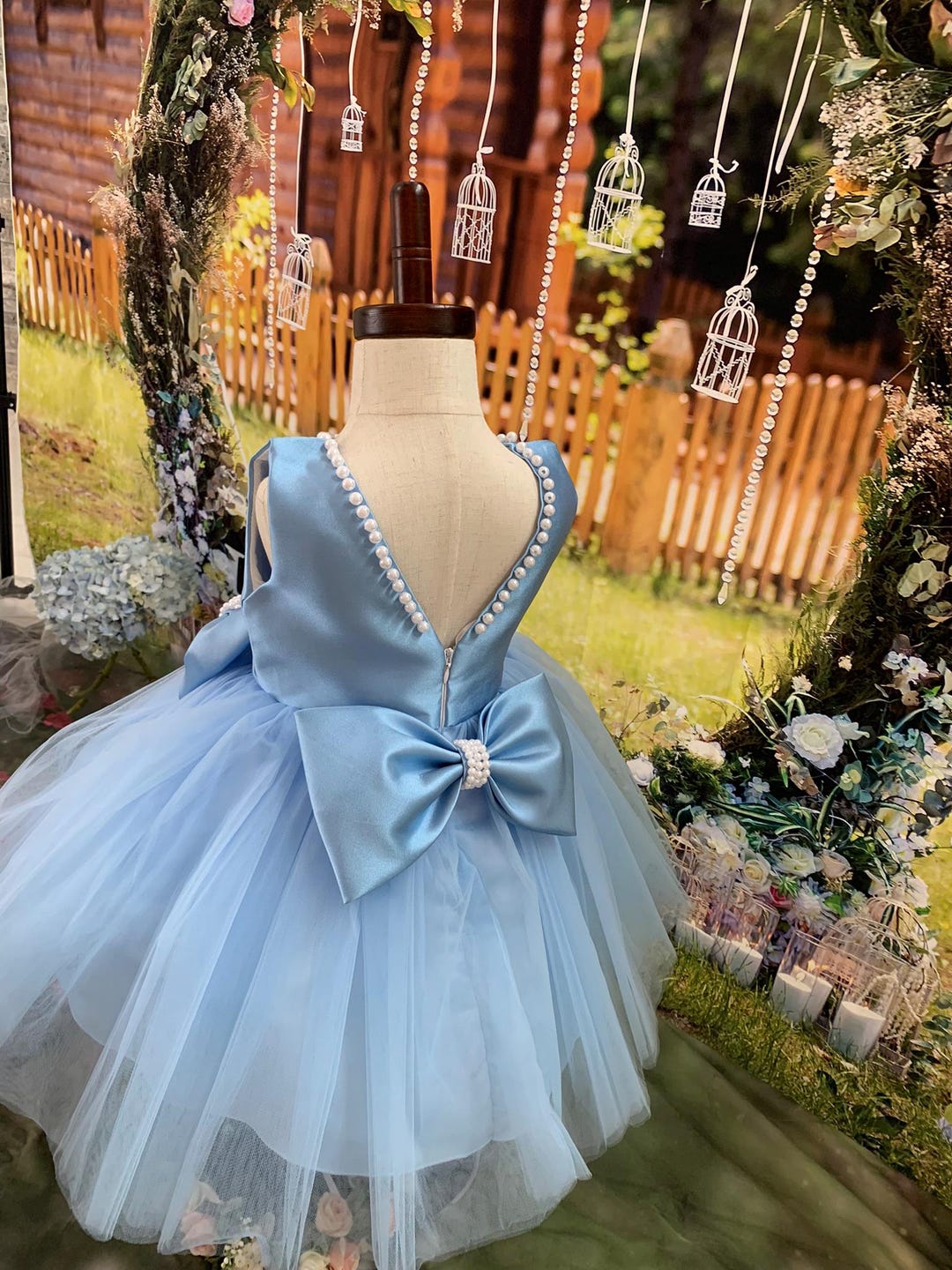 embroidered dresses Edina Cotton Midi Dress in Pansy Embroidery White BLAK - Women's Designer Size:3x Naughty Mrs Claus Costume