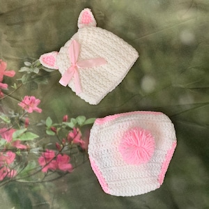 Baby Girl Easter Bunny Set