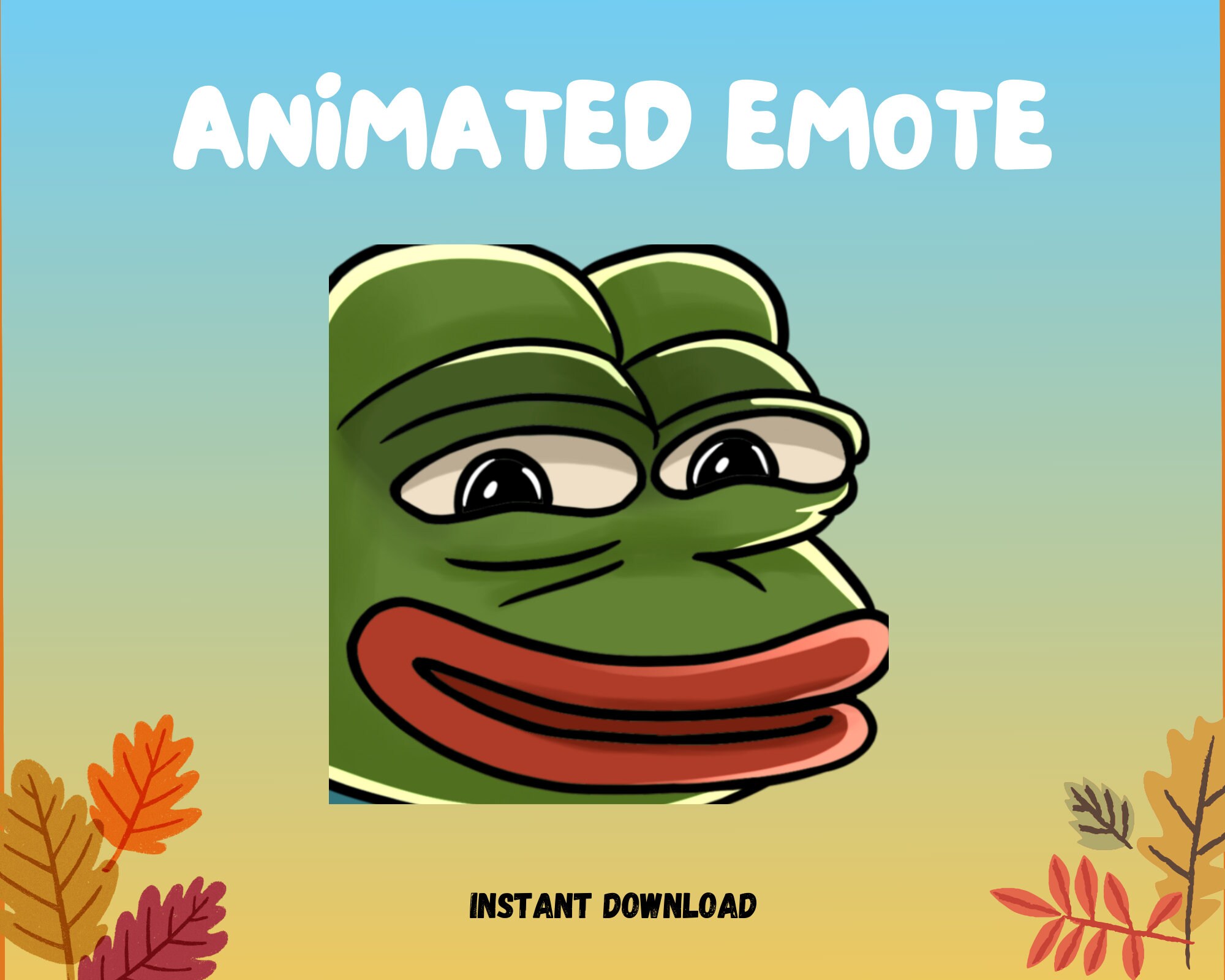 65 Pepega & Kermit Twitch Emotes Pack, Cute Frog Emotes, Pepe Memes Bundle,  Discord,  