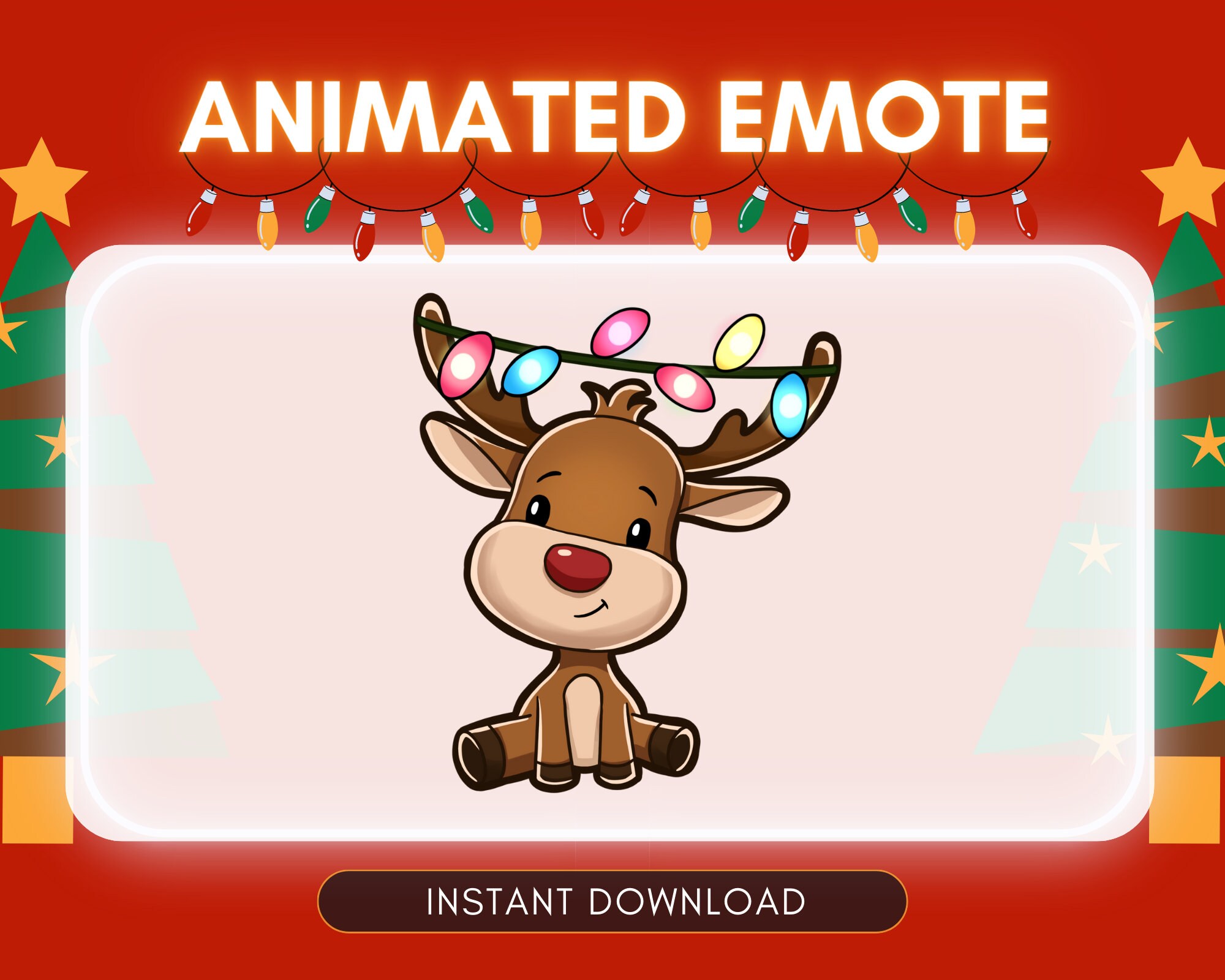 Animated Reindeer - Etsy Animated Reindeer - Etsy