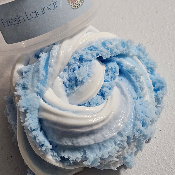 Fresh Laundry Slime, Clean scented slime, Blue cloud slime, Butter slime, Birthday gift, Small slime 4oz, Large slime 7oz