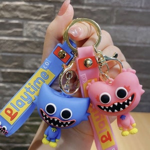 Hot Game Rainbow Friends Keychains Anime Cute Blue Monster Car Key Chains  Kawaii Toys Kids Christmas Gift Keyring - AliExpress