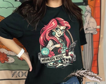 マーメイド ロック プリンセス ユニセックス Tシャツ