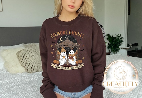 Gilmore Ghouls Unisex Sweater Sweatshirt Ghost Sweater Cozy Halloween Sweater