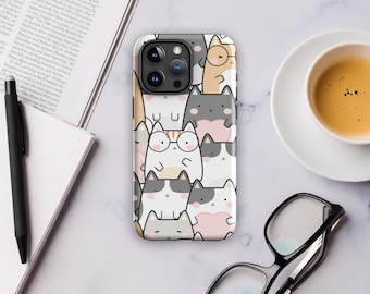 キティラブ キュートキャッツ iPhone® 15用タフケース