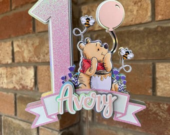 Winnie the Pooh Cake Topper | Classic Vintage Pooh