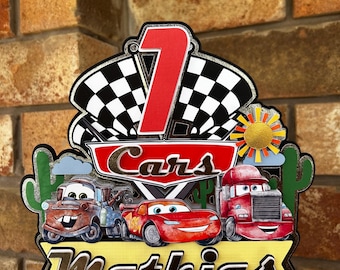 Cars Cake Topper | Lightning McQueen Party | Mater