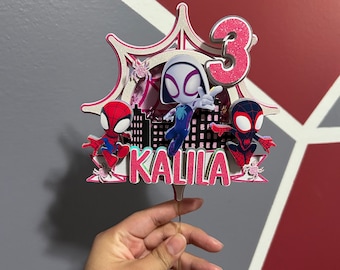 Adorno para tarta de Spidey y sus increíbles amigos / Spiderman