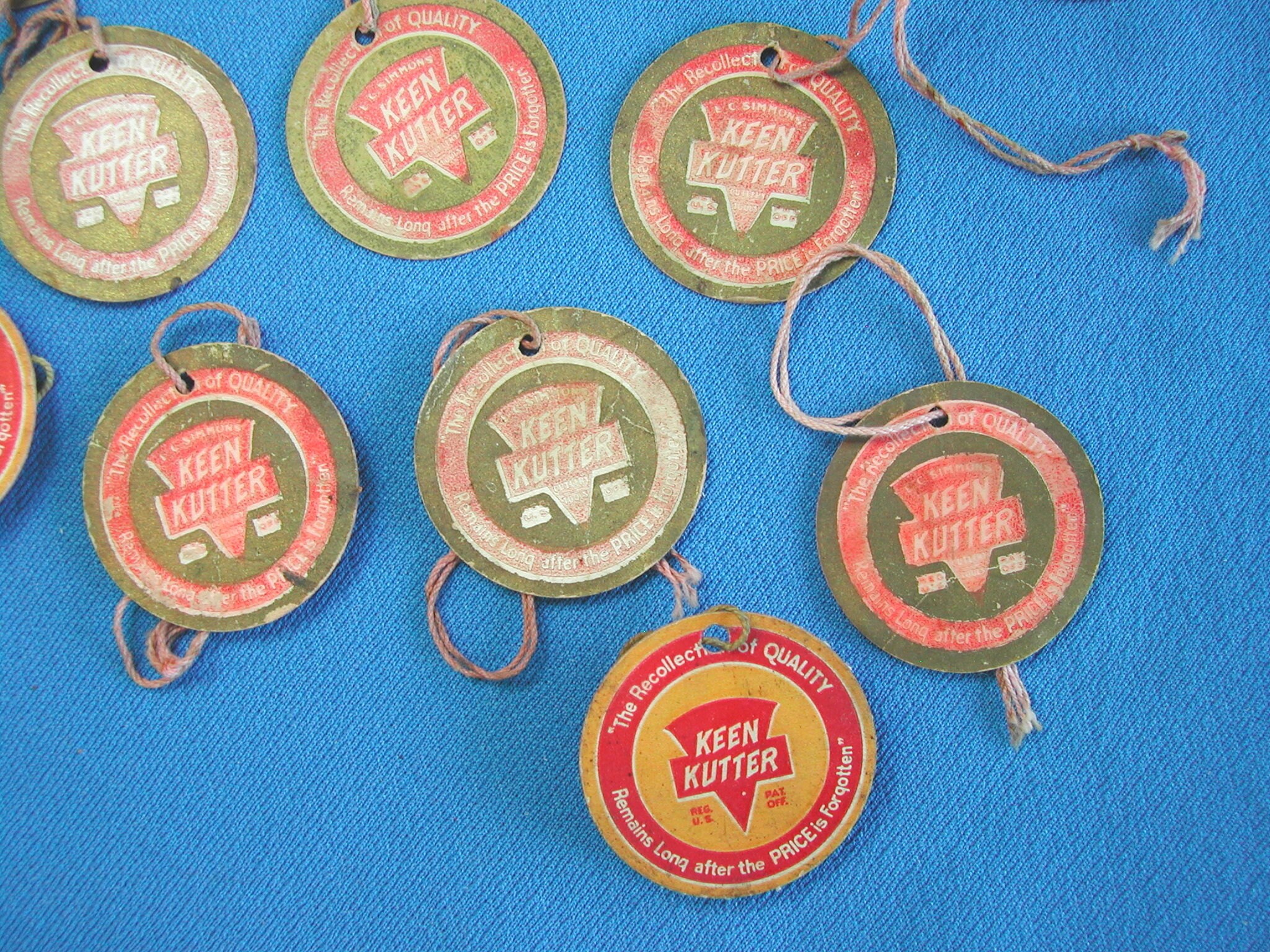Keen Kutter String Tags Vintage, Tool Tags - Etsy