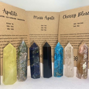 Crystal Obelisk Points - Healing Wand - 6-7cm Natural Healing Crystals