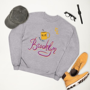 CL Brooklyn Mean Mug - Unisex fleece sweatshirt
