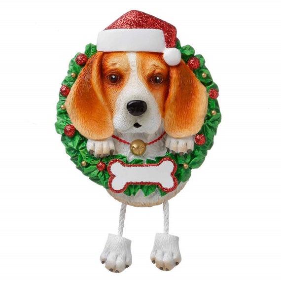 Beagle pure Breed Personalized Christmas Ornament Etsy UK
