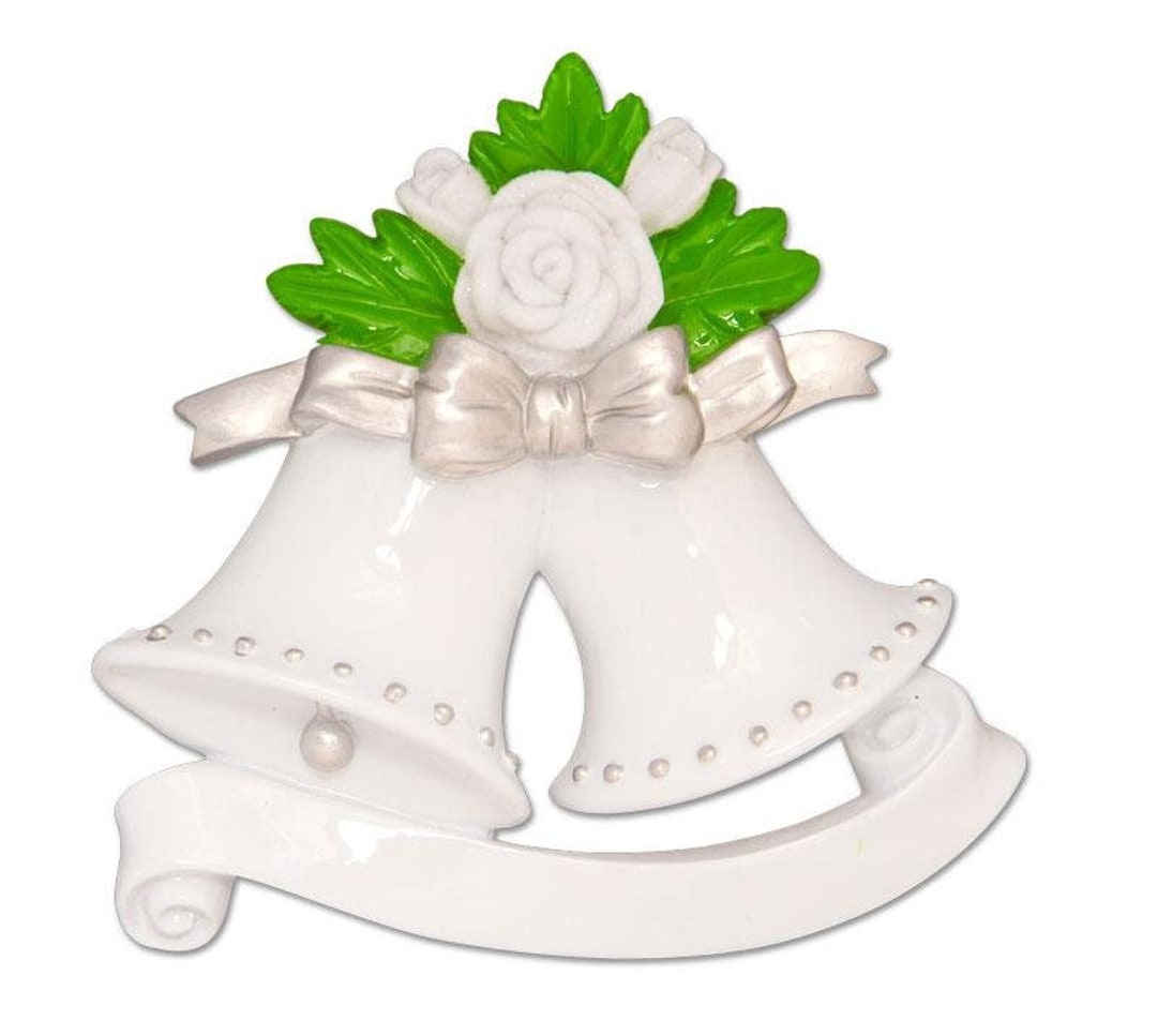 Personalized Wedding Bells Design Ornament