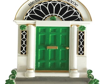 New irish door personalized christmas ornament