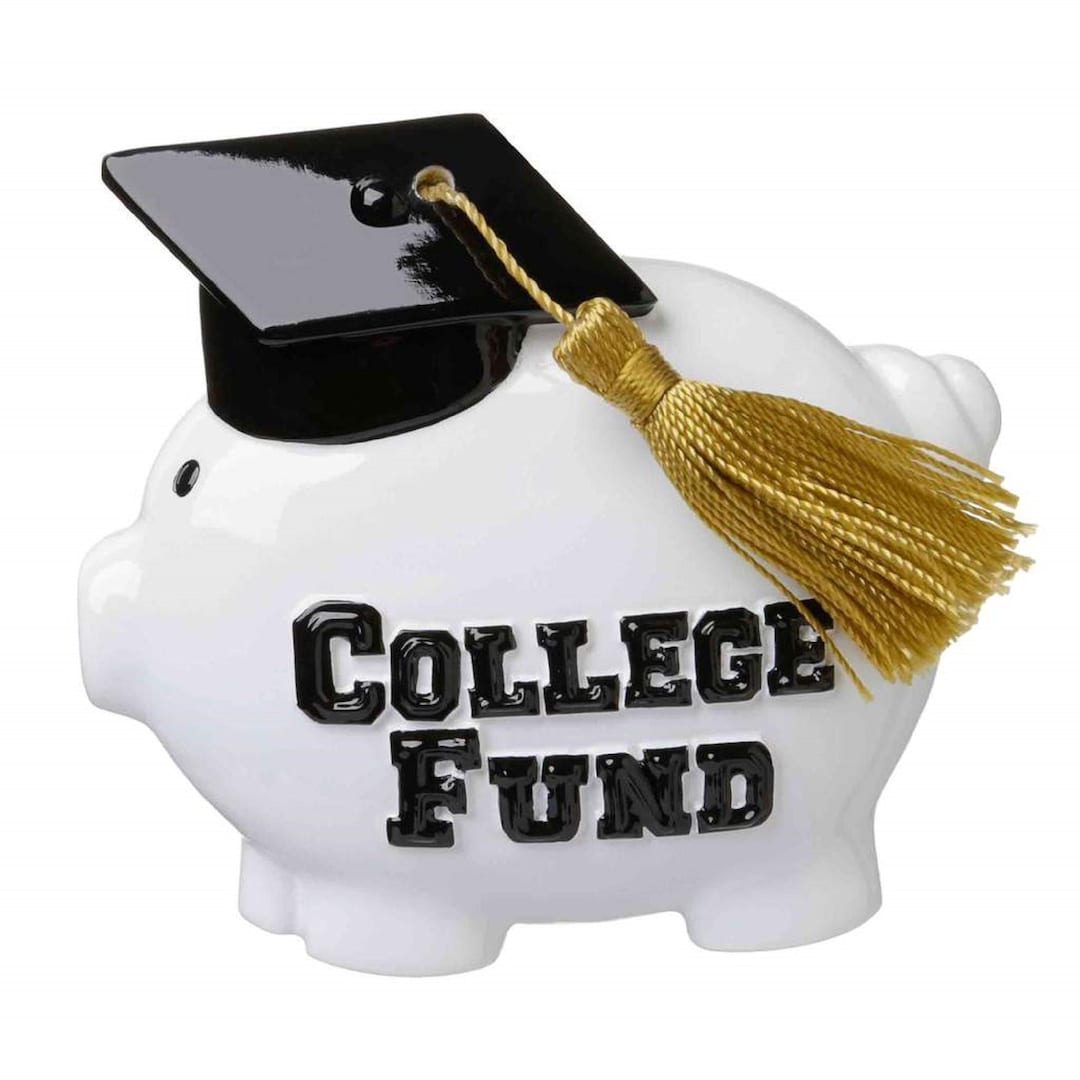 College Fund Piggy Bank Personalized Christmas Ornament Etsy