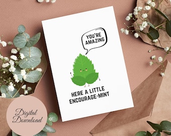 Motivational Thinking of You Card: Comfort & Encouragement (Digital Download)