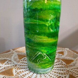 Stainless steel tumbler with alcohol inks, options available