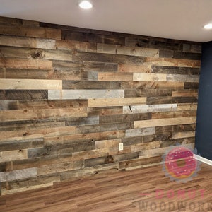 SAMPLE PACK Reclaimed Barnwood Planks/ Barnwood Boards/ Rustic Planks/ Reclaimed Wood Planks/ Reclaimed Paneling/ Barn Wood Planks