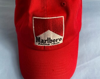 Red Marlboro Dad Hat - Etsy