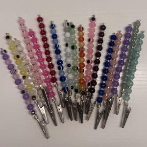 Beaded ATM Card Clip: Long Nail Protector, Girly Accessory