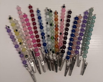 Beaded ATM Card Clip: Long Nail Protector, Girly Accessory