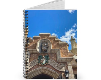 Mr. Toad's Wild Ride, Toad Hall: Disneyland Photography Spiral Notebook - Ruled Line