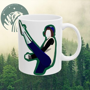 Alice Baseball Pitcher Mug | movie fan Coffee Cup | Twilight saga | fan art mug | Edward Bella Ceramic Mug for tea 15oz