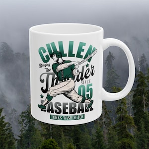 Forks, Washington Cullen Baseball Thunder League Mug - Twilight-Inspired | 11oz or 15oz