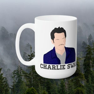Charlie Swan Appreciation MUG – Forks, WA’s Favorite Dad | Twilight Series Fans | movie fan Coffee Cup | Twilight saga Ceramic Mug 15oz