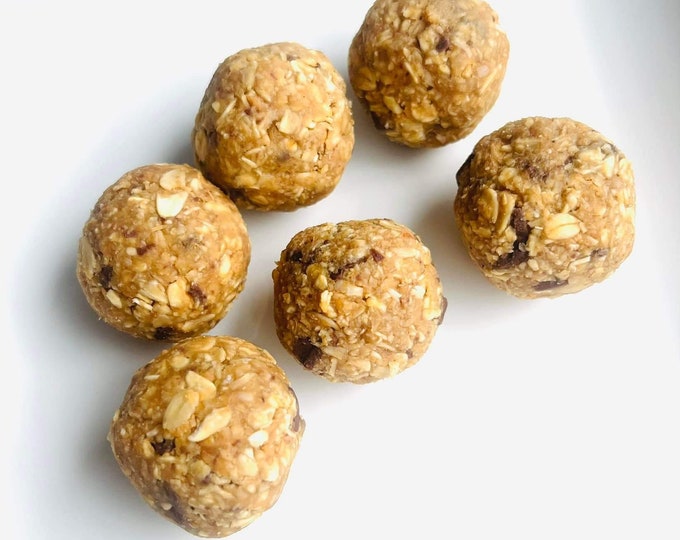 Dark Chocolate Peanut Butter Protein Balls  (12 count)