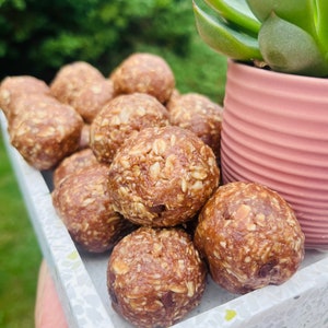 Dark Chocolate Peanut Butter Protein Balls (24 Count/Bagged Not Boxed)