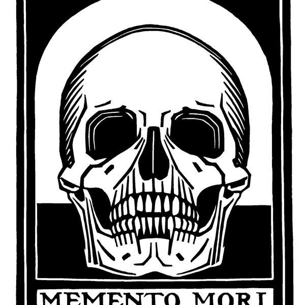 Memento Mori Skull Digital Download SVG, EPS, and PNG Files antique artwork vectors for clipart, prints, cricut, woodworking, crafts