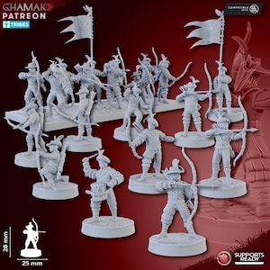 Empire Archer Miniatures: 25mm Empire of Man Army for Wargaming