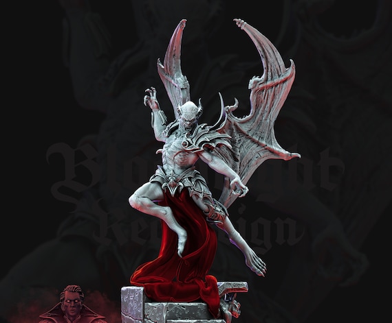 Elder Vampire - 55mm base - 3 poses | 14k ABS like Resin Miniature - Pathfinder - Dungeons & Dragons