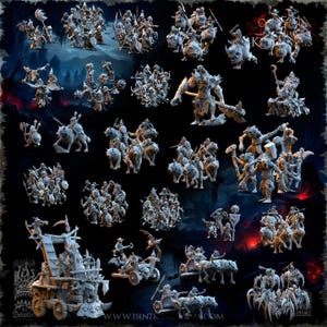 Goblin Army starter Bundle – goblin miniatures tabletop gaming  | Black Horde Goblins | 32mm RPG & Wargaming models