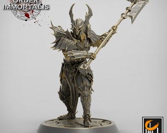 Figurine Warhammer – Seigneur Vampire Sur Drago Liche – 27 Cm – Fabrication Française