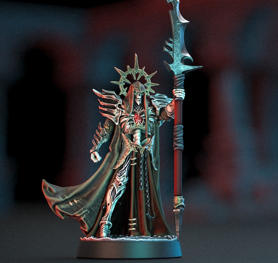 Undead Death Knights Squad | Undead infantry | 14k ABS like Resin | 32mm Miniature